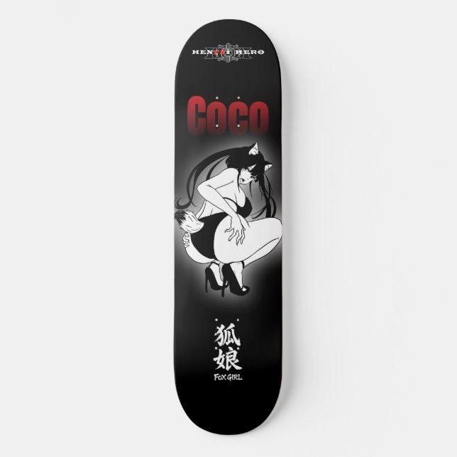 Skate Fox girl Coco (Frente)