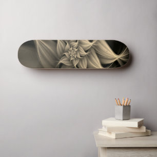 Skate Fractal Dourado Incrível