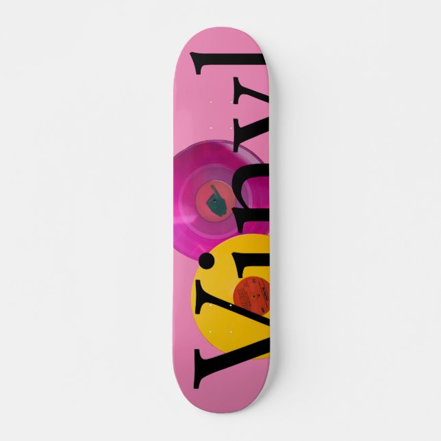 Skate Frutado vinilo pk (Frente)