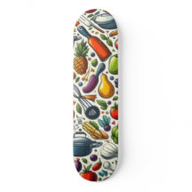 Frutas e legumes na cozinha.