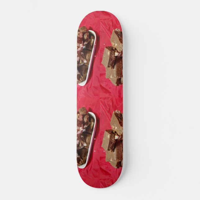 Skate Fuja De Chocolate De Cereja Em Uma Placa (Frente)