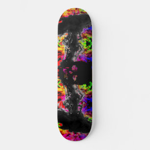 Skate fumaça do crânio