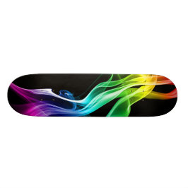 Skate fumo do arco-íris