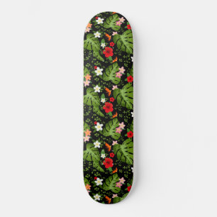 Skate Fundo de Flores Tropicais 3