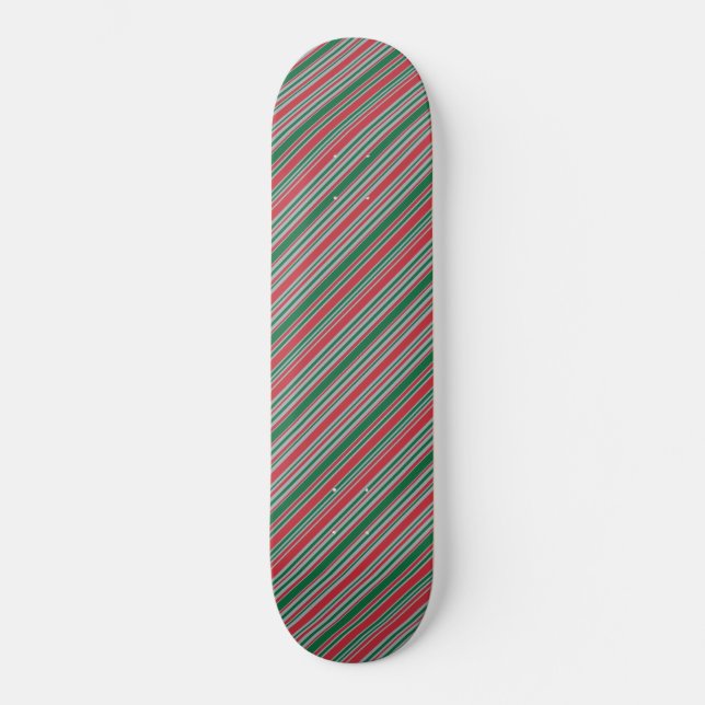 Skate Fundo de listras diagonais (Frente)