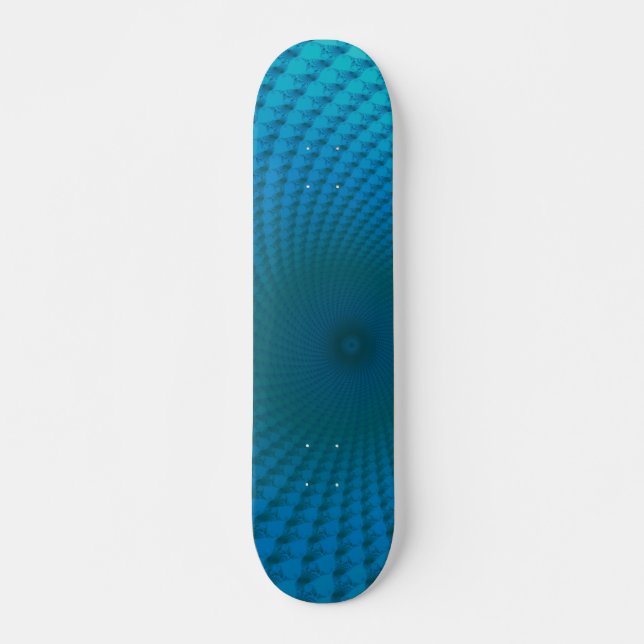 Skate Fundo do Quadro do Mar Azul Profundo (Frente)