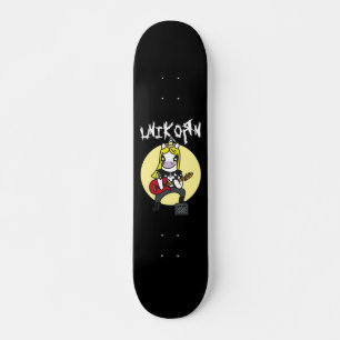 Skate Funny Heavy Metal Unicorn