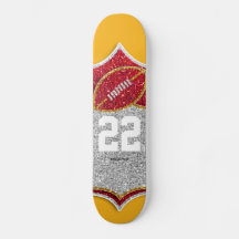 Futebol Red e Dourado campeão desportivo americano