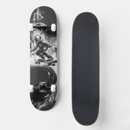 Skate Futuristischer Flow - Der Rebellische Skateboarder