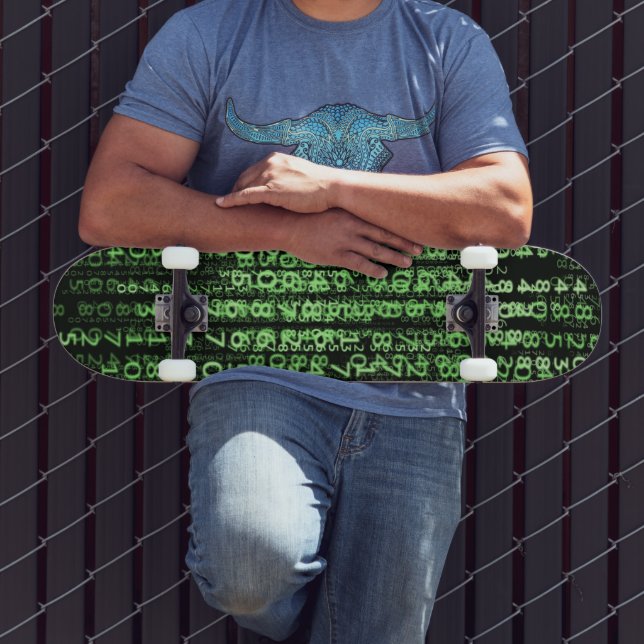 Skate Futuro Neo Padrão do Nerd Digital (Ao ar livre 3)