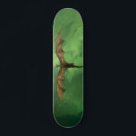 Skate Galáxia Mitológica da Nebulosa Verde do Dragão Voa<br><div class="desc">Este design pode ser personalizado escolhendo a opção personalizar para adicionar texto ou fazer outras alterações. Se este produto tiver a opção de transferir o design para outro item, ajuste o design para o ajustado, se necessário. Entre em contato comigo em colorflowcreations@gmail.com se desejar usar este design em outro produto...</div>