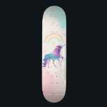 Skate Galaxy Unicorn, Rainbow, Stars<br><div class="desc">Um unicórnio de galáxia bonito com arco-íris e estrelas.</div>