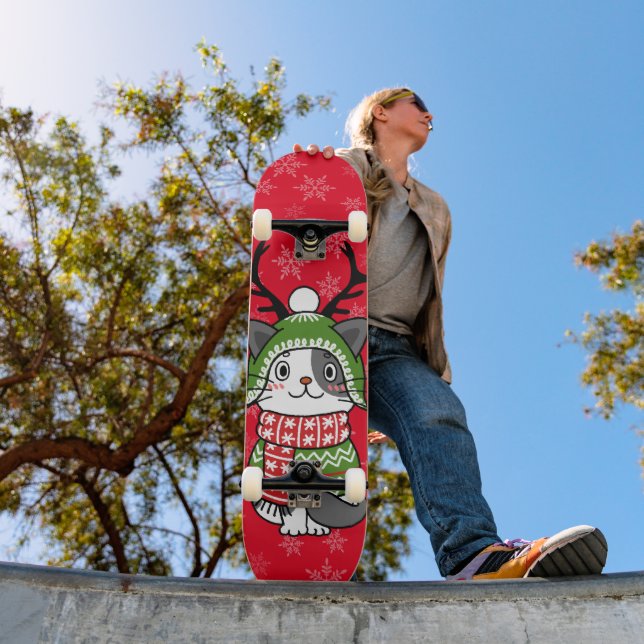 Skate Gancho de Natal de Gato Bonito Galore (Ao ar livre 1)