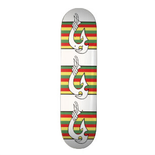 Skate Gancho de peixes havaiano tribal