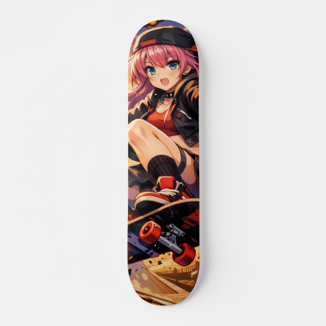 Skate Garota corvo  (Frente)