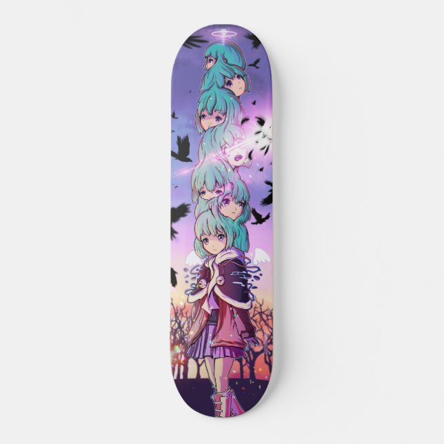 Skate Garota Deck (Frente)