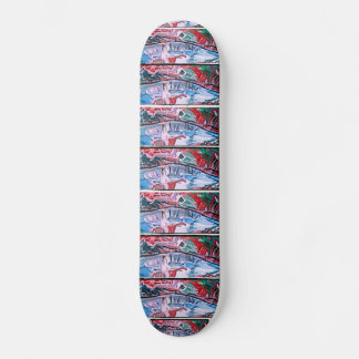 SKATE GAROTA NUM CAMILO VERMELHO
