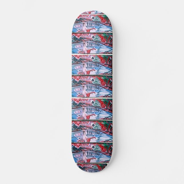 SKATE GAROTA NUM CAMILO VERMELHO (Frente)