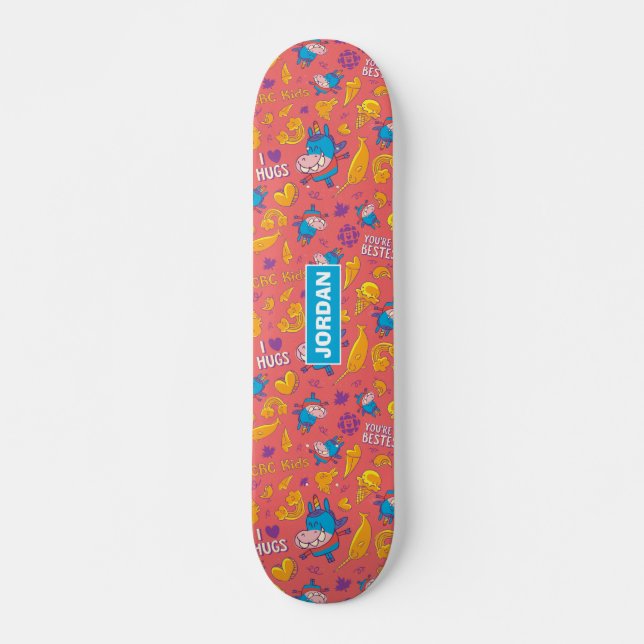 Skate Gary Pattern Personalizado (Frente)