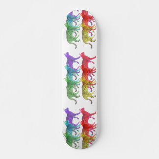 Skate Gato Colorido