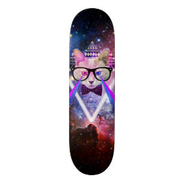 Skate Gato da galáxia do hipster