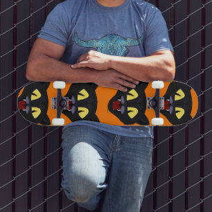 Skate Gato Negro Halloween