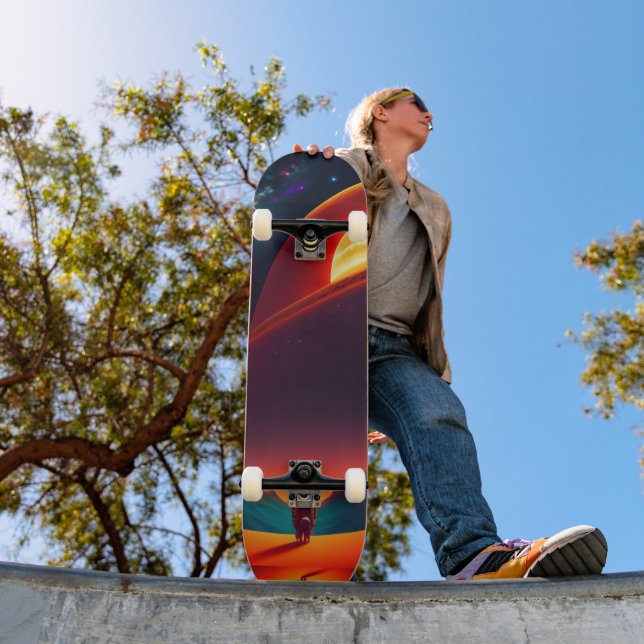Skate Gatos abstratos (Ao ar livre 1)