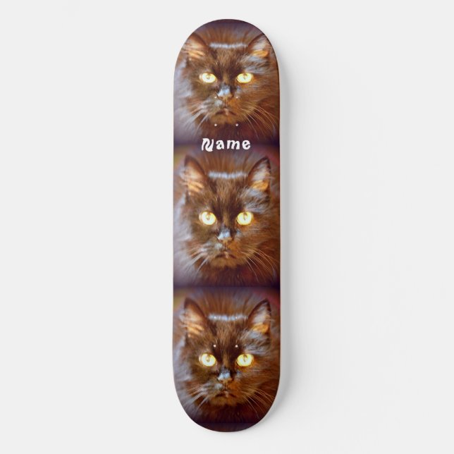 Skate Gatos-de-gato-preto Thunder_Cove (Frente)