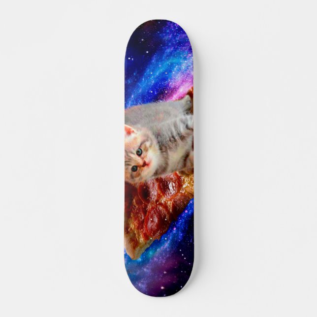 Skate Gatos em pizza espacial (Frente)