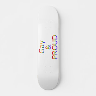 Skate Gay de queda e orgulho
