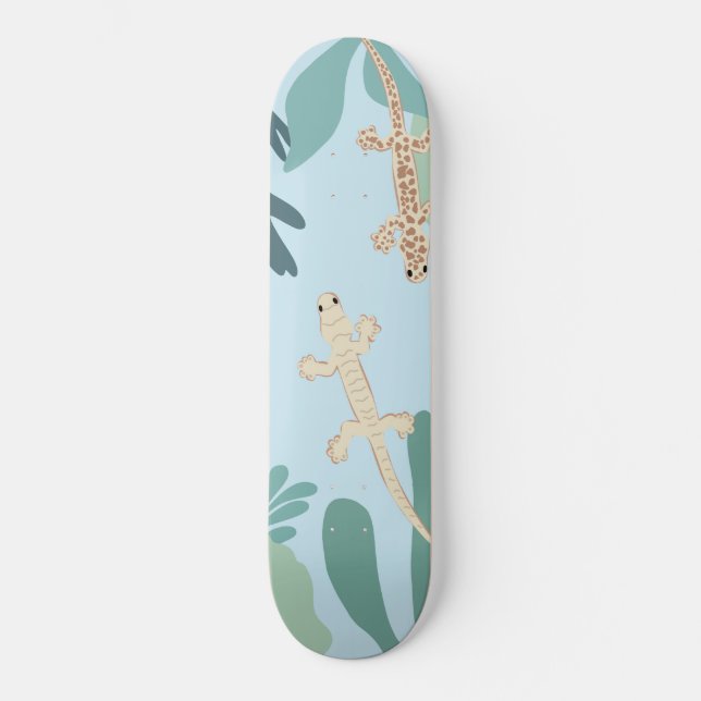 Skate Geckos na selva #2 #decor #art (Frente)