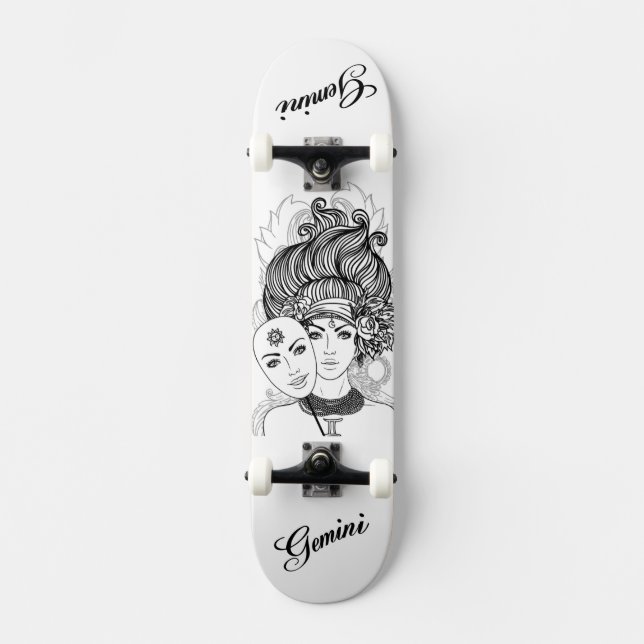 Skate Gemini mascarada Lady Zodiac (Frente)