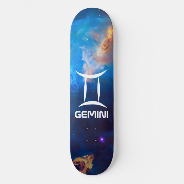 Skate Gemini Zodiac Blue (Frente)