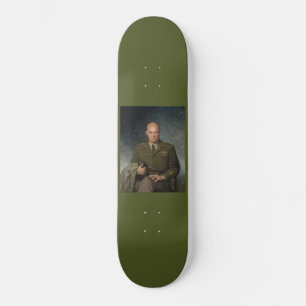 Skate General Dwight Eisenhower 5 Star - Retrato Pintado