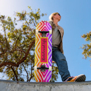 Skate Geométrico Colorido