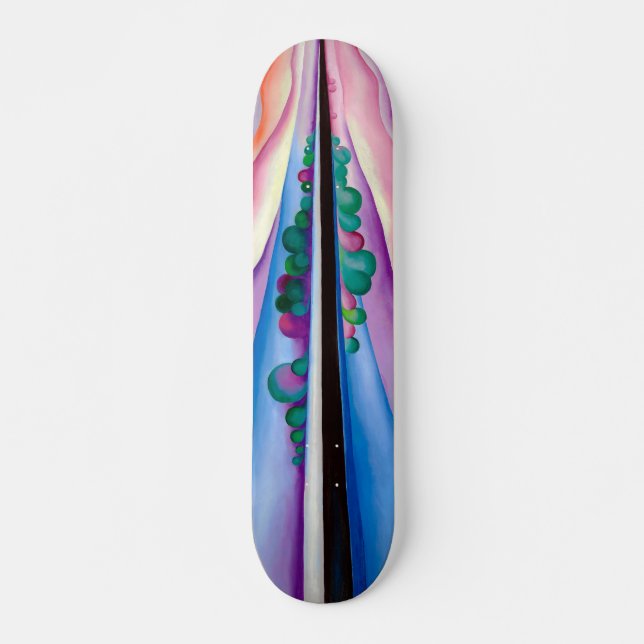 Skate Georgia O'Keeffe, Reflexão do Lago George (1921) (Frente)