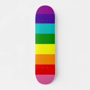 Skate Gilbert Baker Pride Flag Repetir Rainbow Stripe Sk