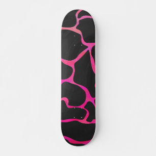 Skate Giraffe Hot Pink e Impressão preto