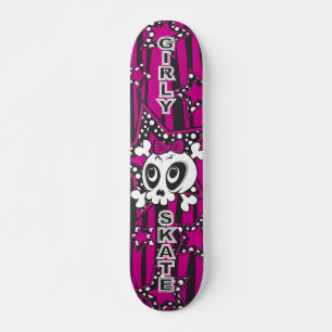 Skate Girly Emo Skull