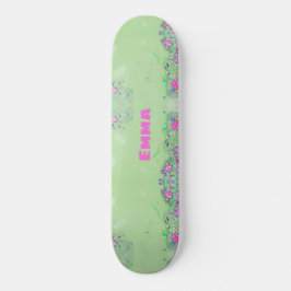 Skate Girly Liquid colorido com nome