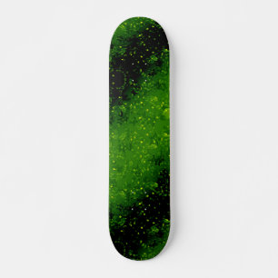 Skate Glitter brilho verde de confetti sem costura