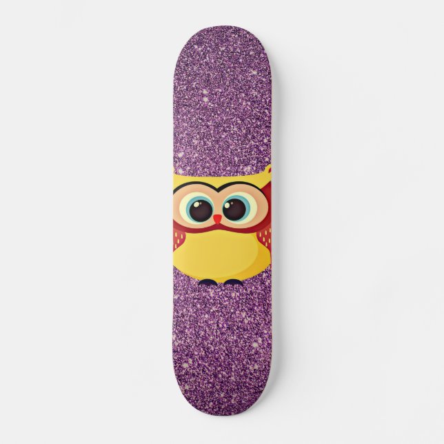 Skate Glitter Owl (Frente)