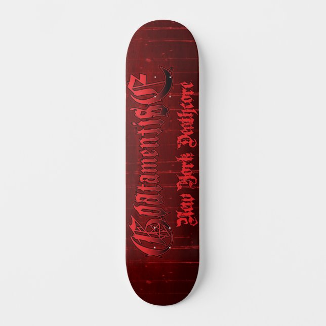 Skate Goatamentise Nova York Deathcore (Frente)