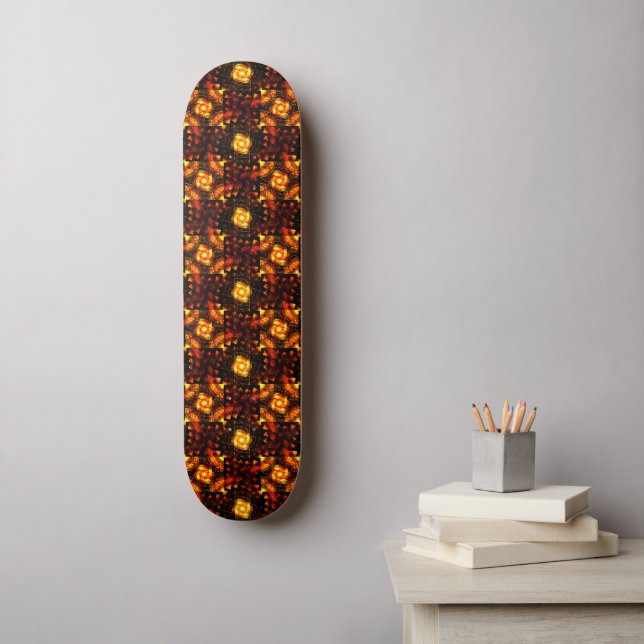 Skate Gold Modern Boho Elegant Abstract Art Pattern #506 (Arte de parede)