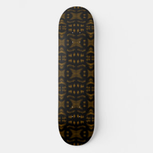 Skate Golden Obsidian Tribal Ikat Pattern