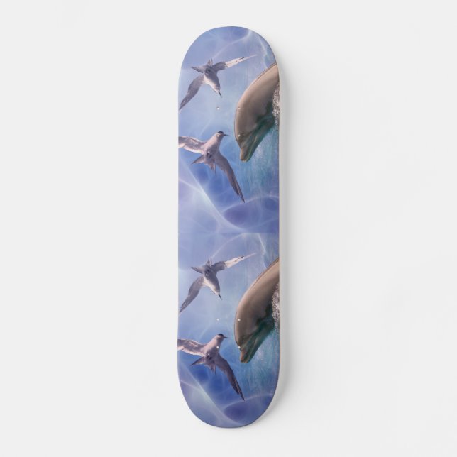 Skate Golfinhos e aves de mergulho (Frente)