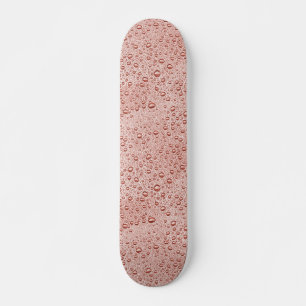 Skate Gotas de água alaranjadas do pêssego