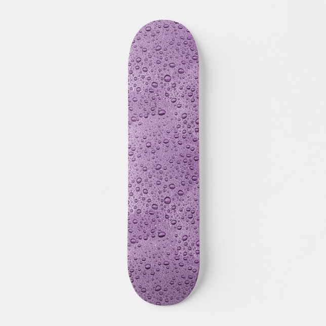 Skate Gotas de água púrpura (Frente)