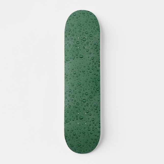 Skate Gotas de água verde (Frente)