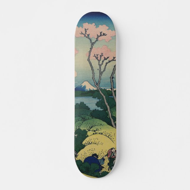 Skate Goten-yama Hill Hokusai Japonês Belas Artes (Frente)